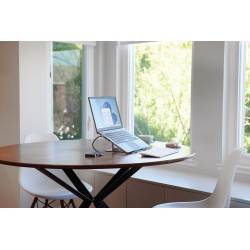 Podstawka aluminiowa Kensington Easy Riser™ pod laptopa, srebrna