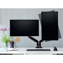 Podwójne ramię Kensington SmartFit® One-Touch do monitora
