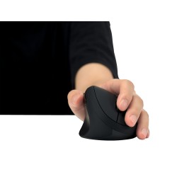 Bezprzewodowa mysz Kensington Pro Fit® Ergo dla osób leworęcznych, czarna