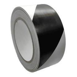 Taśma znakująca 2-kol. 50mm/33mb biały/czarny
