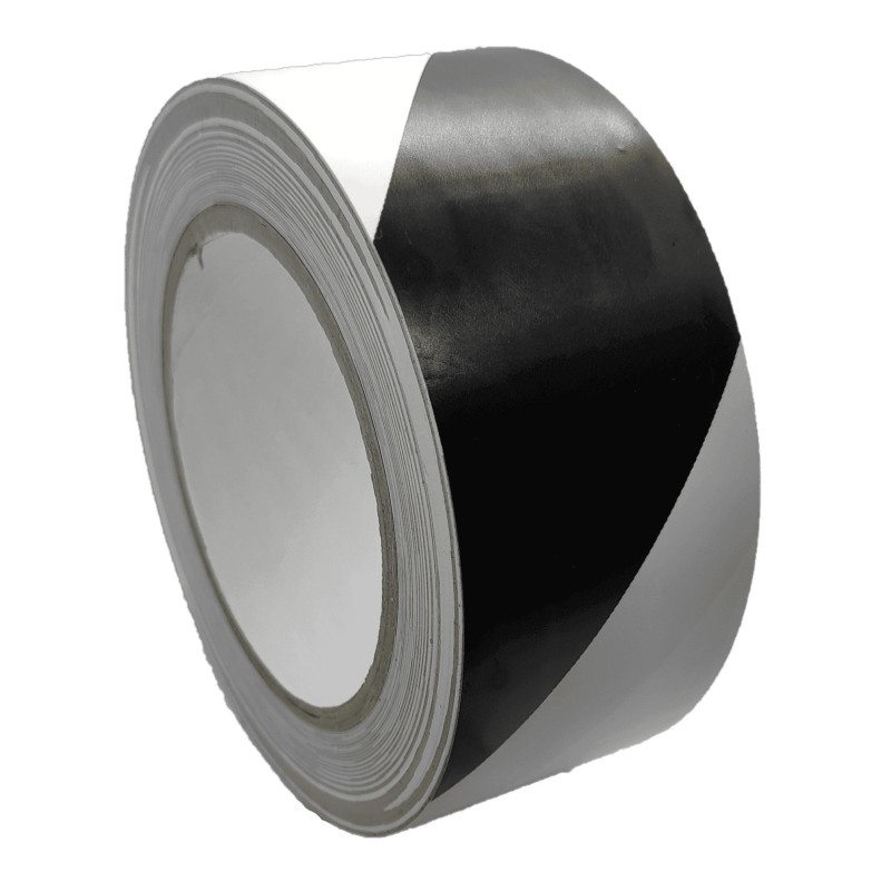 Taśma znakująca 2-kol. 50mm/33mb biały/czarny