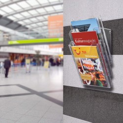 COMBIBOXX A4 L 3 pojemniki na ulotki A4