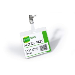 Identyfikator 60x90 mm z obrotowym klipem