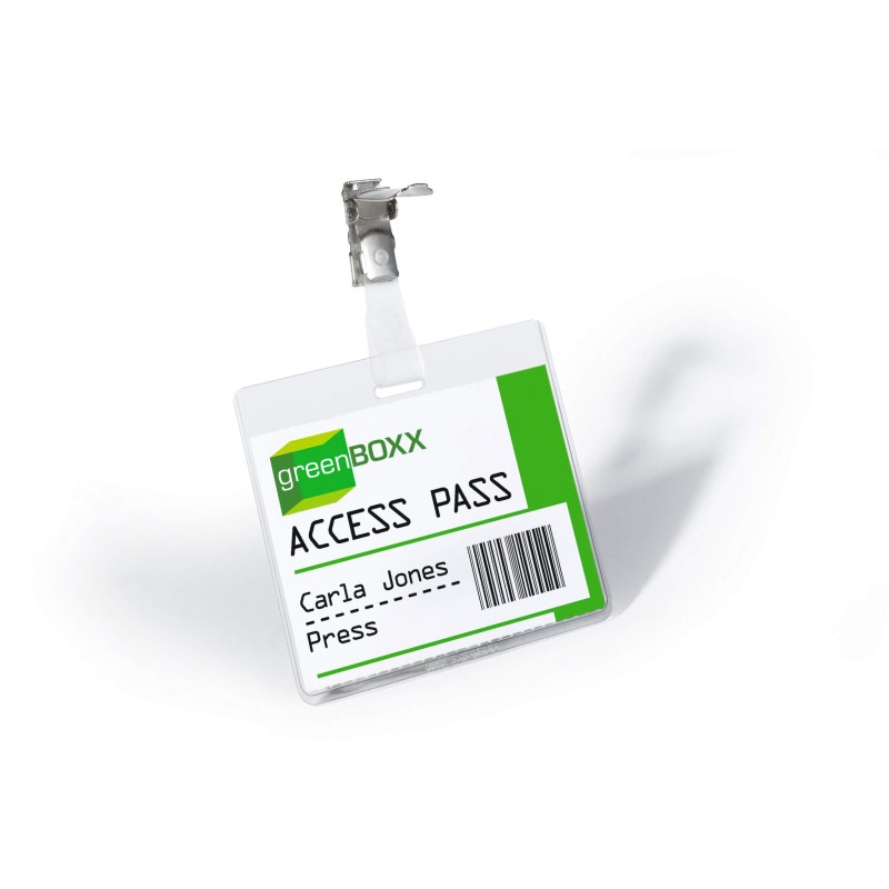 Identyfikator 60x90 mm z obrotowym klipem