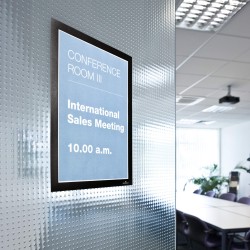 DURAFRAME A4  Samoprzylepna ramka informacyjna z uchylną przednią stroną, op. 10 szt.