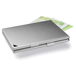 Podwójne metalowe etui na wizytówki