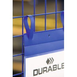 Kieszeń magazynowa z paskami montażowymi A4 pionowa