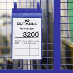 Kieszeń magazynowa z paskami montażowymi A4 pionowa