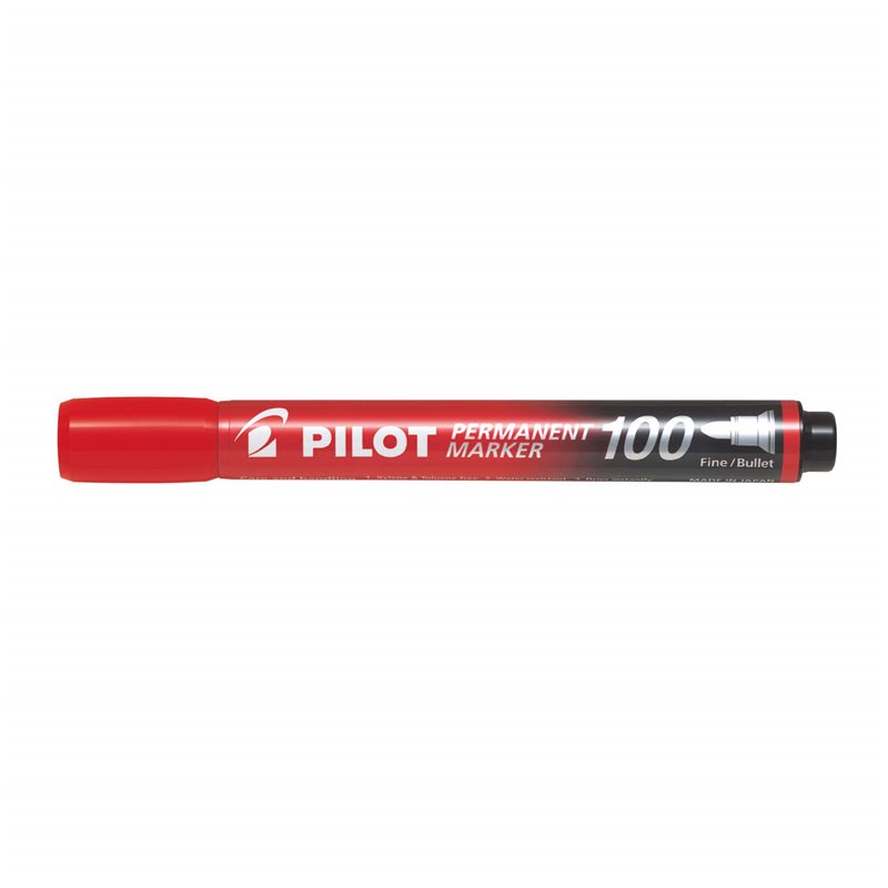 PILOT MARKER PERMANENTNY SCA-100 CZERWONY