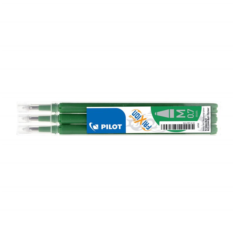 PILOT WKŁAD FRIXION ZIELONY X3