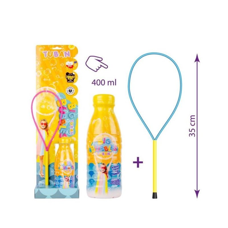 ZESTAW – OBRĘCZ DO BANIEK MYDLANYCH + PŁYN 400 ml