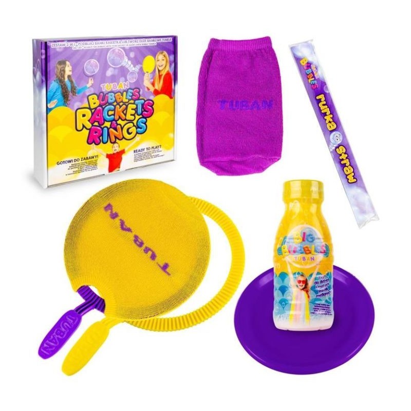ZESTAW – BAŃKOWE RAKIETKI I OBRĘCZE