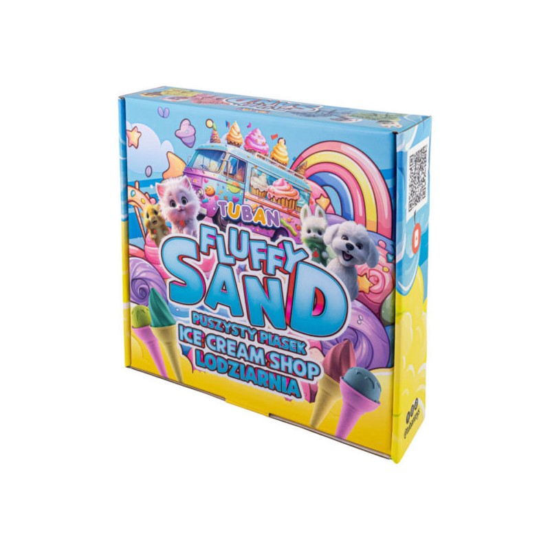 ZESTAW FLUFFY SAND - PUSZYSTY PIASEK LODZIARNIA