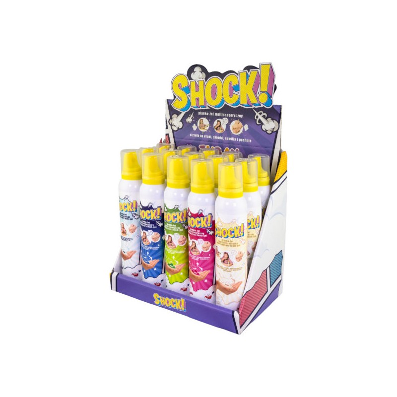 SHOCK! MULTISENSORYCZNY PIANKO-ŻEL 200 ml MIX