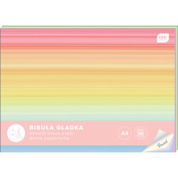 Bibuła gładka w zeszycie A4 60 Pastel