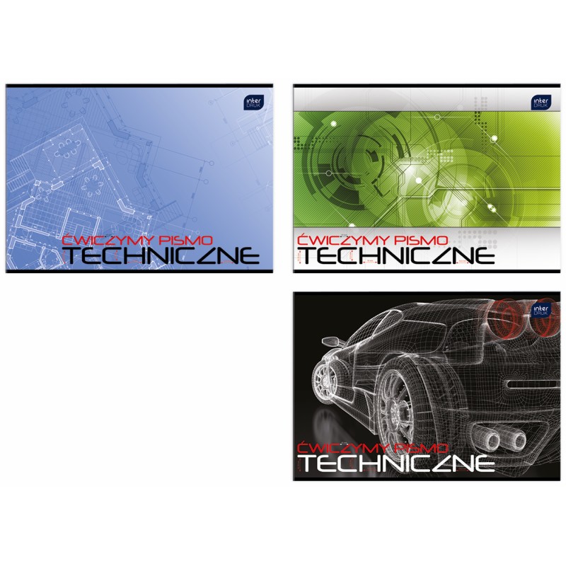 Blok Ćwiczymy Pismo Techniczne A4 6 17