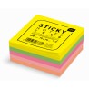 Blok karteczek samoprz.75x75mm NEON