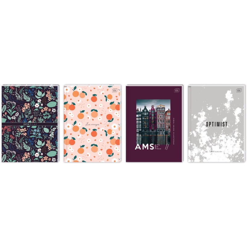 Brulion A4 96 gładki 70g