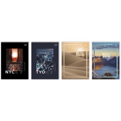 Brulion A5 96 M 70g Black & White