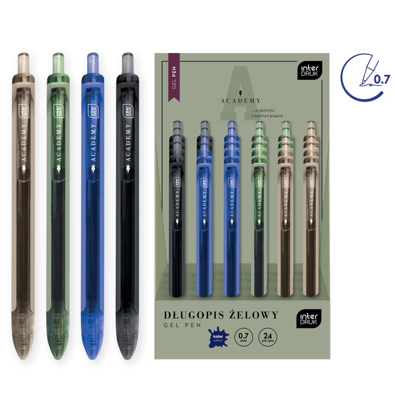 Długopis żelowy ACADEMY 