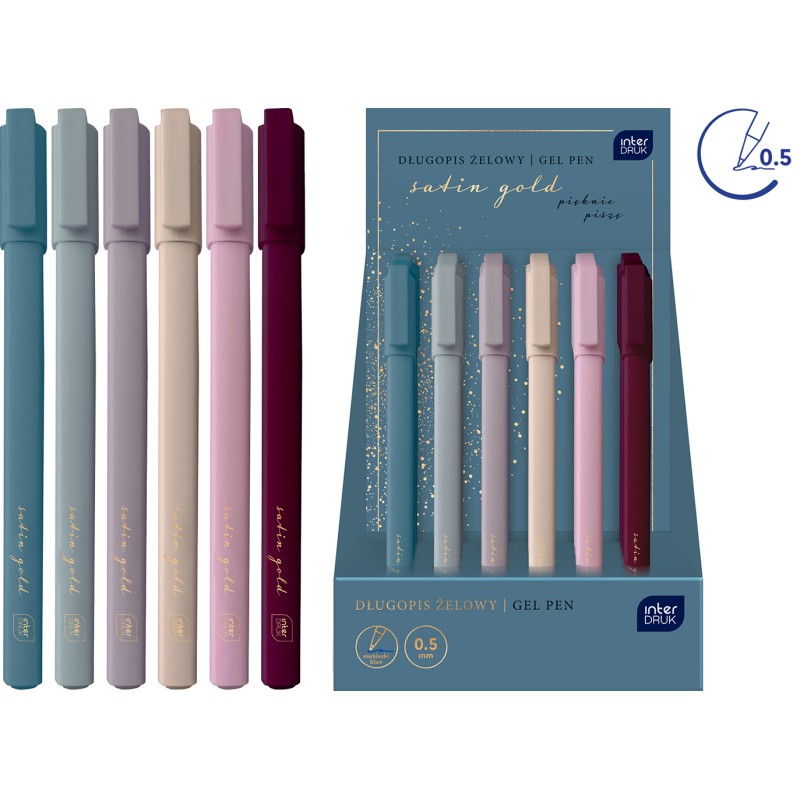 Długopis żelowy SATIN GOLD 