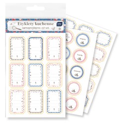 Etykiety kuchenne 97szt.Colour