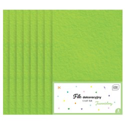 Filc dekoracyjny 8szt. J.Zielony