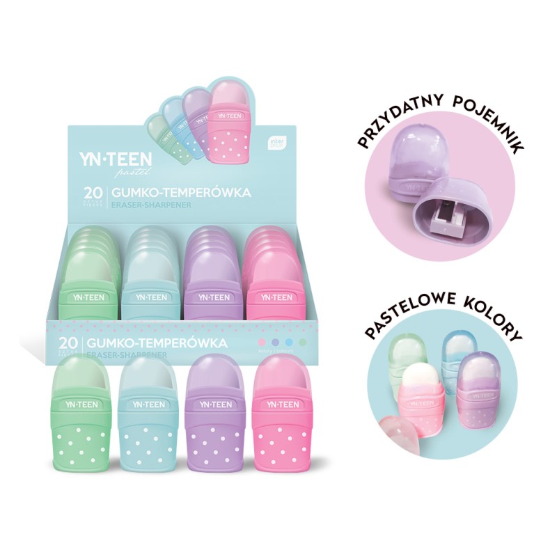 Gumko-temperówka PASTEL 
