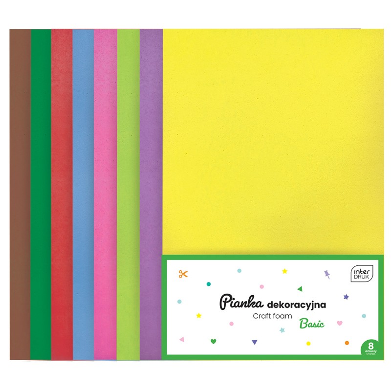 INT Pianka dekoracyjna 8szt BASIC