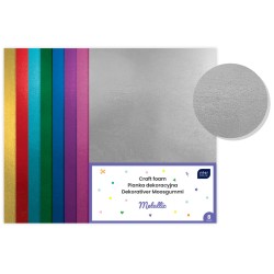 INT Pianka dekoracyjna 8szt METALLIC