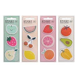 Karteczki samoprz.kształty FRUITS