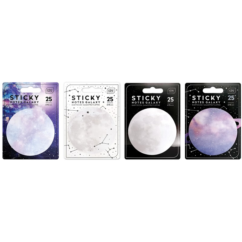 Karteczki samoprz.kształty GALAXY