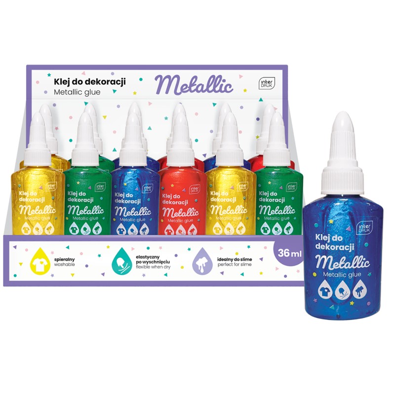 Klej do dekoracji 70g METALLIC