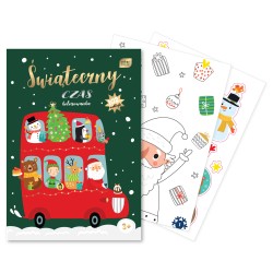 Kolorowanka A4 32 z nakl.Świąteczny Czas