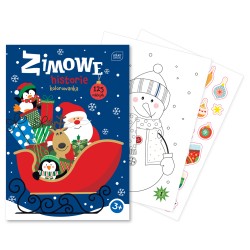 Kolorowanka A4 32 z nakl.Zimowe Historie