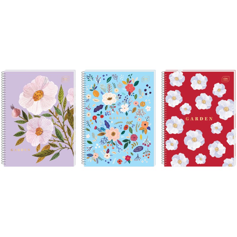 Kołozeszyt A5 80 M 70G z perf HS Garden