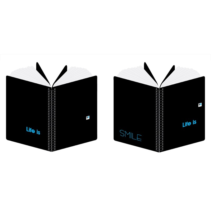 Kołozeszyt PP A4 4 okładki PP 100/ BB