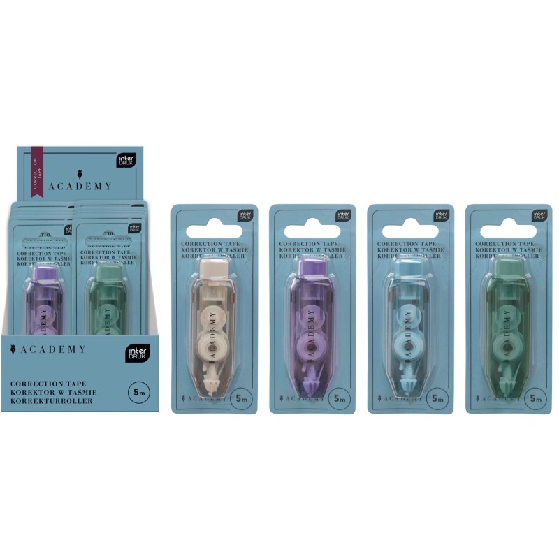Korektor w taśmie autom.mini 5m Academy