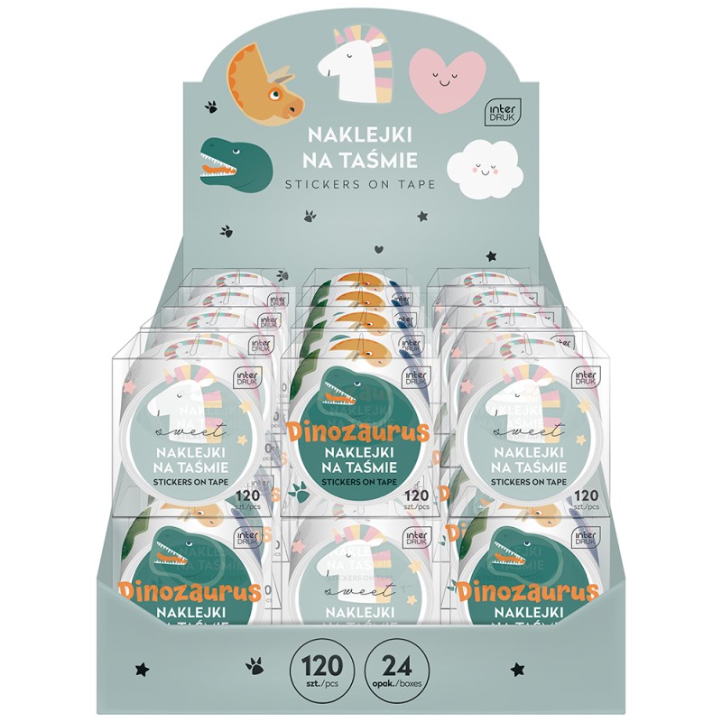 Naklejki na taśmie KIDS 24szt