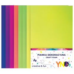 N-Pianka dekoracyjna 8szt FLUO