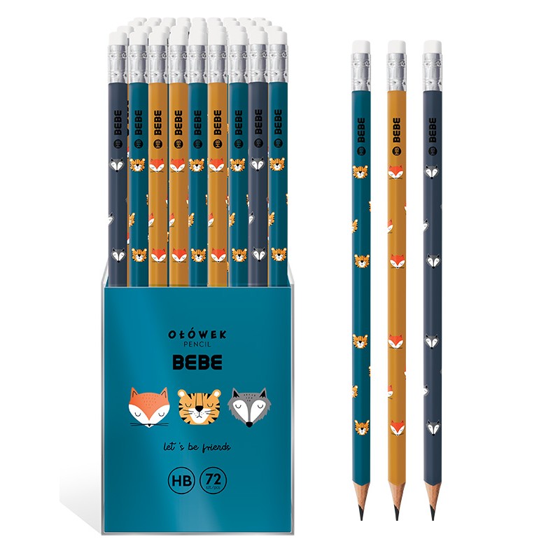 Ołówek z gumką BB FRIENDS BOYS 