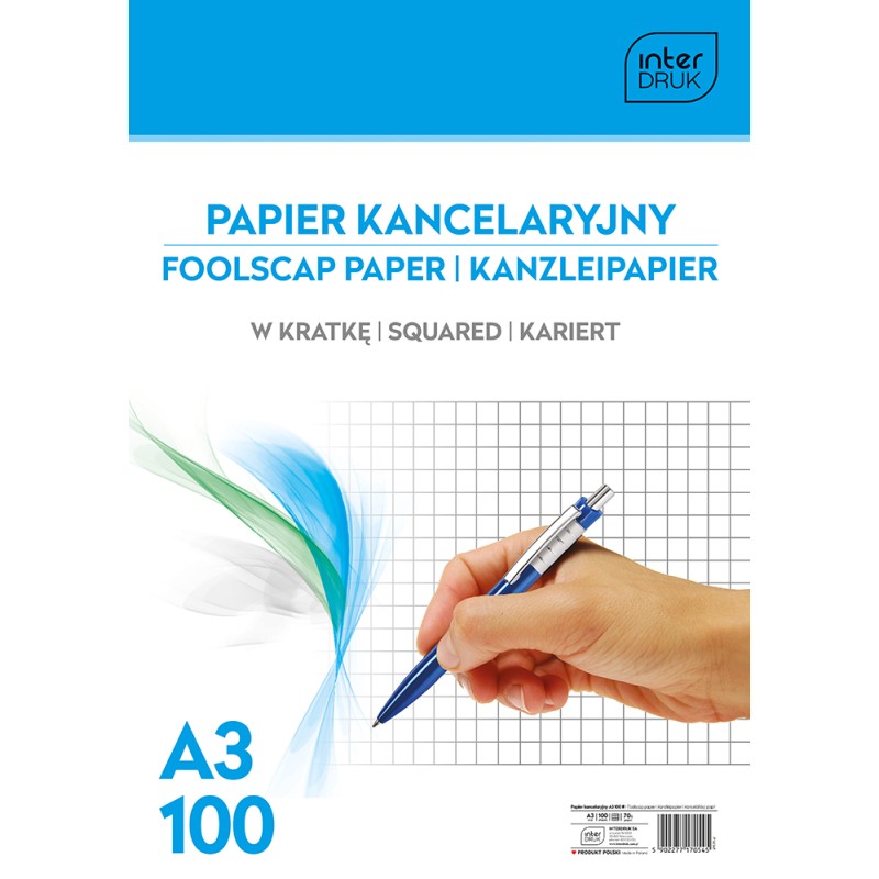 Papier kancelaryjny A3 100