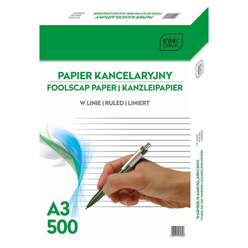 Papier kancelaryjny A3 500 Papier kancelaryjny A3 500