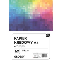 Papier kredowany A4 100 115g Błysk