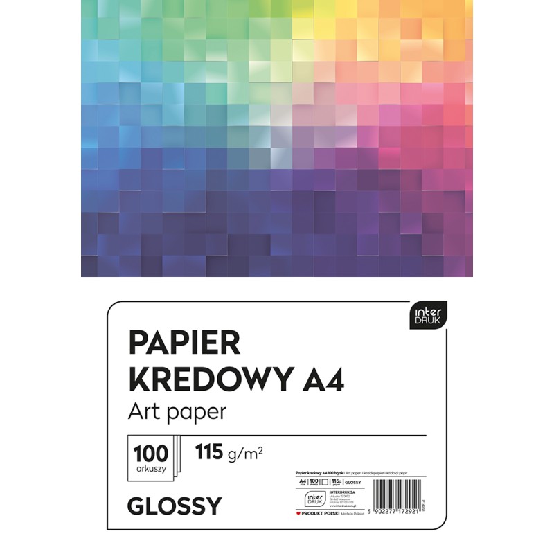 Papier kredowany A4 100 115g Błysk