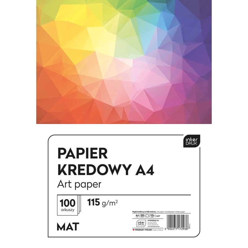 Papier kredowany A4 100 115g Mat