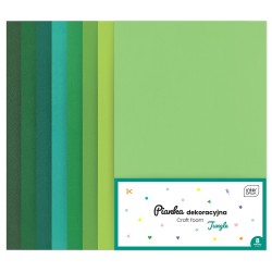 Pianka dekoracyjna 8szt JUNGLE