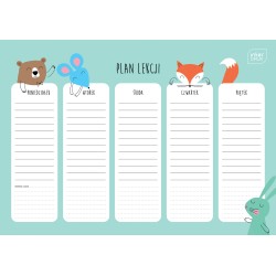 Plan lekcji A4 BEBE Kids Pastel