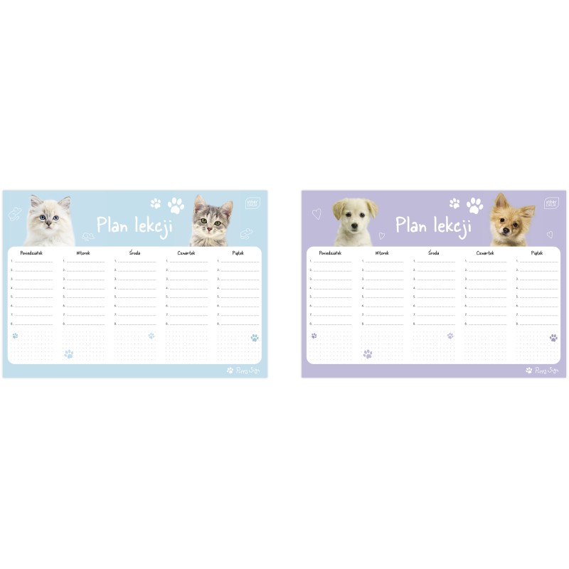 Plan lekcji A4 Puppy Sign