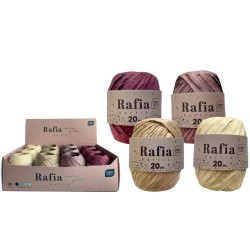 Rafia na szpulce 20m Satin Gold 